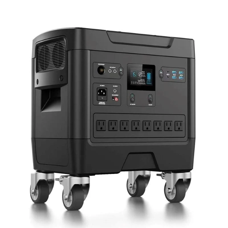 Portable Power Battery Portable Energy Storage Power/Power Station Battery 2000W/ Power Source