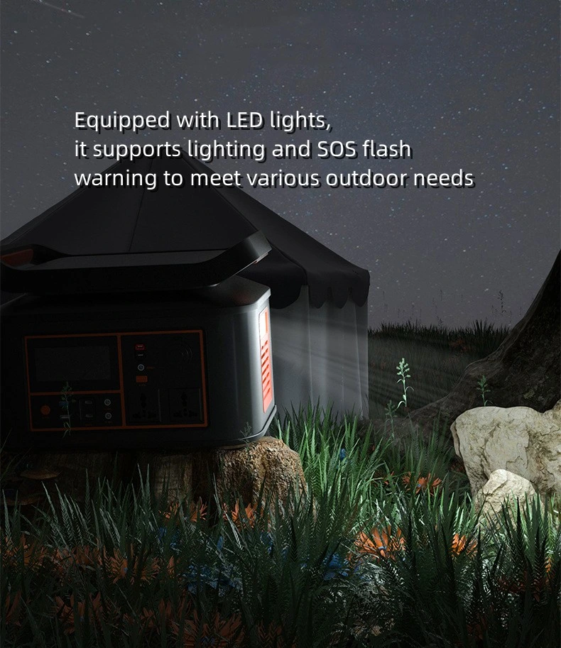 Portable Energy Storage Power Supply High Power Outdoor Vehicle Mounted Household Emergency LED Lighting Power Supply
