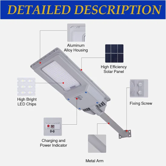 Lampioni stradali solari da esterno 100W 200W 300wled, faro di sicurezza dal tramonto all'alba con telecomando, impermeabile, ideale per parcheggio, cortile, percorso