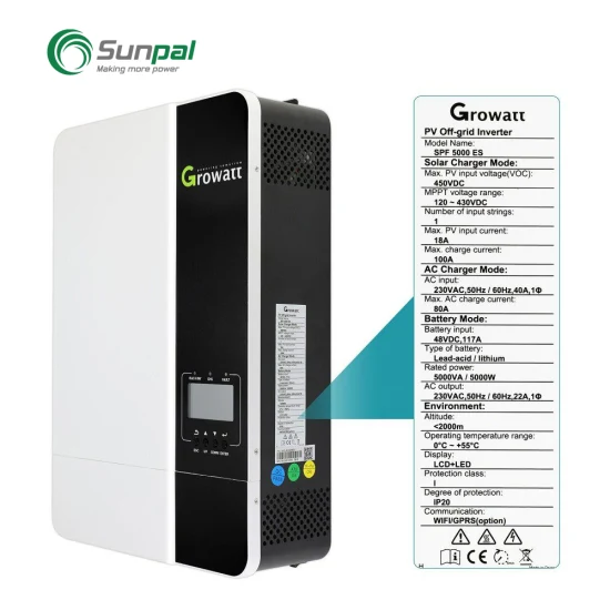 “Inverter solare ibrido off-grid Growatt 5000es 5 kW con 3 anni di garanzia, sostituzione gratuita della scheda”