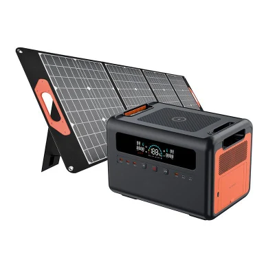 2023 Sistema di alimentazione mobile portatile ad alta potenza per esterni Stazione di ricarica solare da campeggio 1500W 2000W Alimentatore di emergenza di alta qualità
